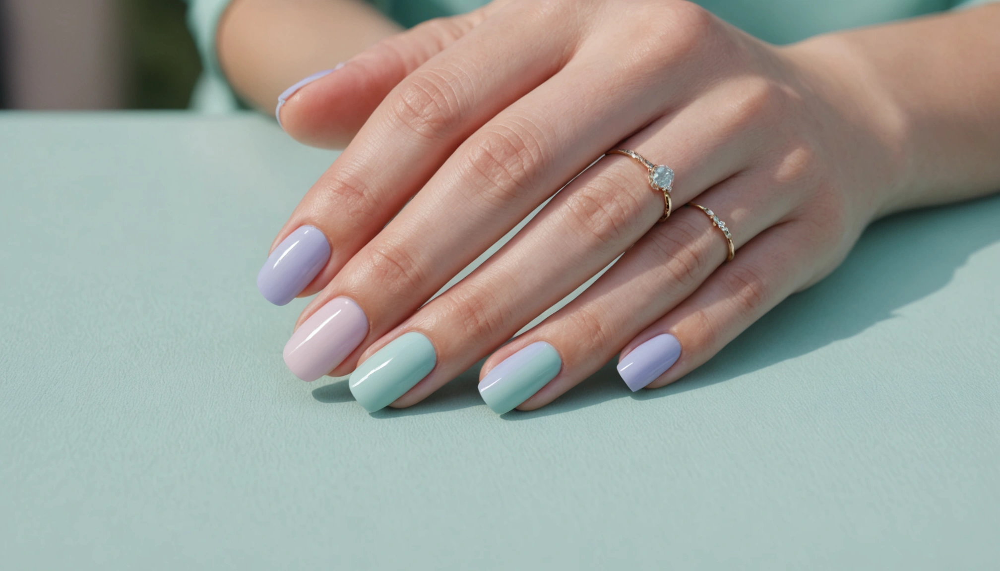 faux ongles couleurs