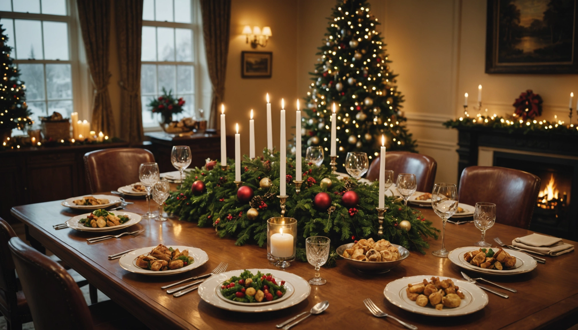 repas de noel en entreprise